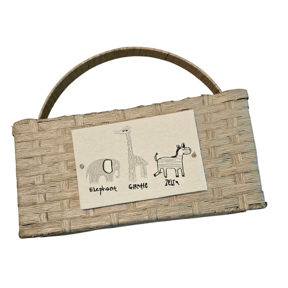 Baby Safari Animal Dresser Organizer Caddy – One Size – Gray Safari